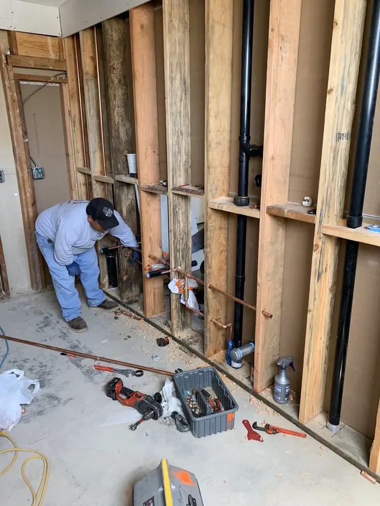Commercial rough-in plumbing for Water Heater Replacement in Elizabeth